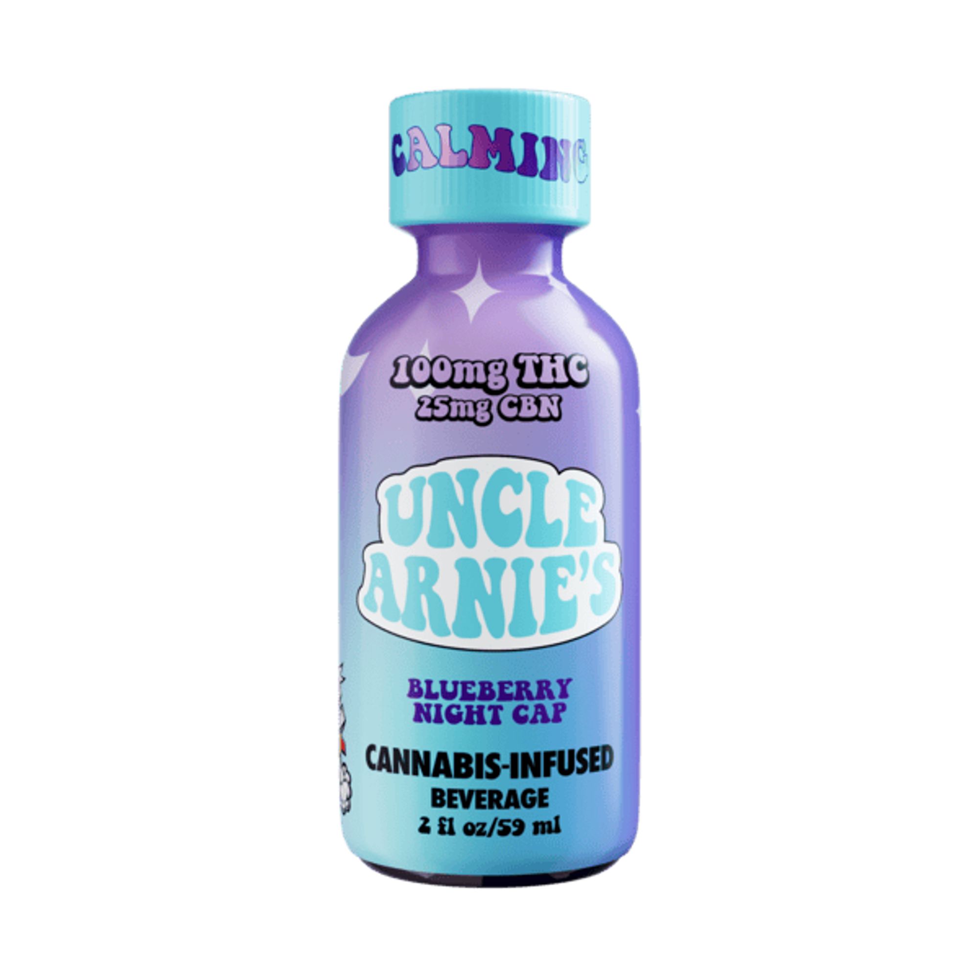 UNCLE ARNIES - CBN SHOT - 4:1 BLUEBERRY NIGHT CAP - 105MG